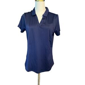 Travels with You Women's Navy Polo.  NWT  Size Small